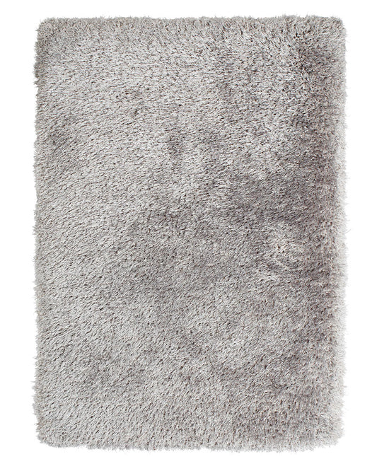 MONTANA SILVER GREY SUPER DEEP HEAVY LUXURY SHAGGY RUG