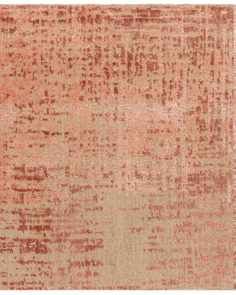 TORINO TERRACOTTA ABSTRACT TEXTURAL RUG