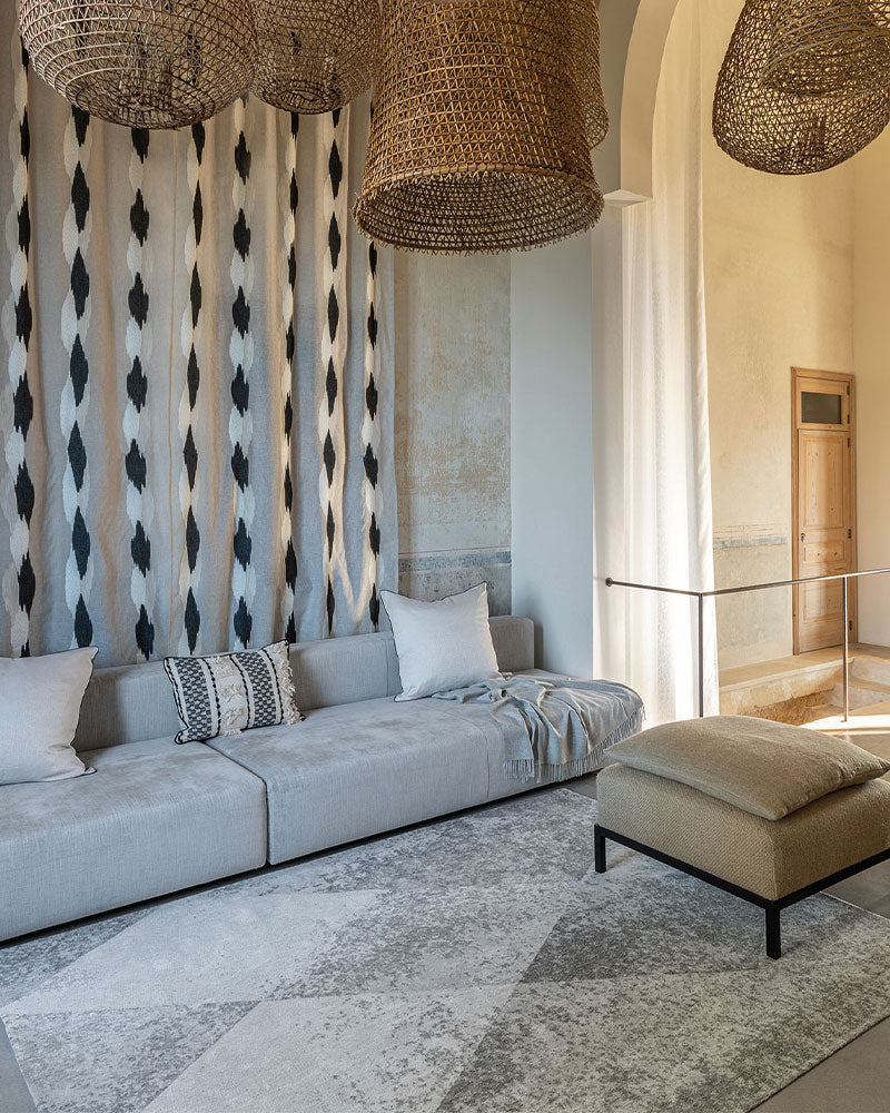 CHRISTIAN FISCHBACHER LISBOA 9054 RAW TOPAZ FLATWEAVE RUG