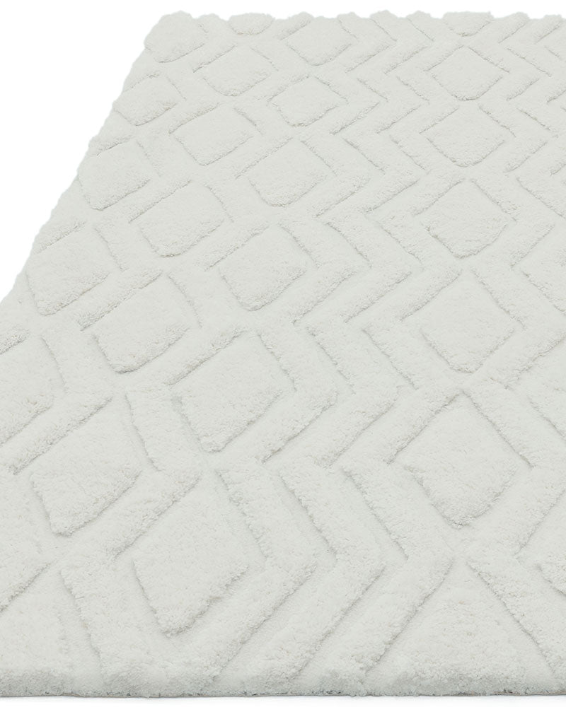 HARRISON OFF WHITE HIGH LOW SHAGGY RUG