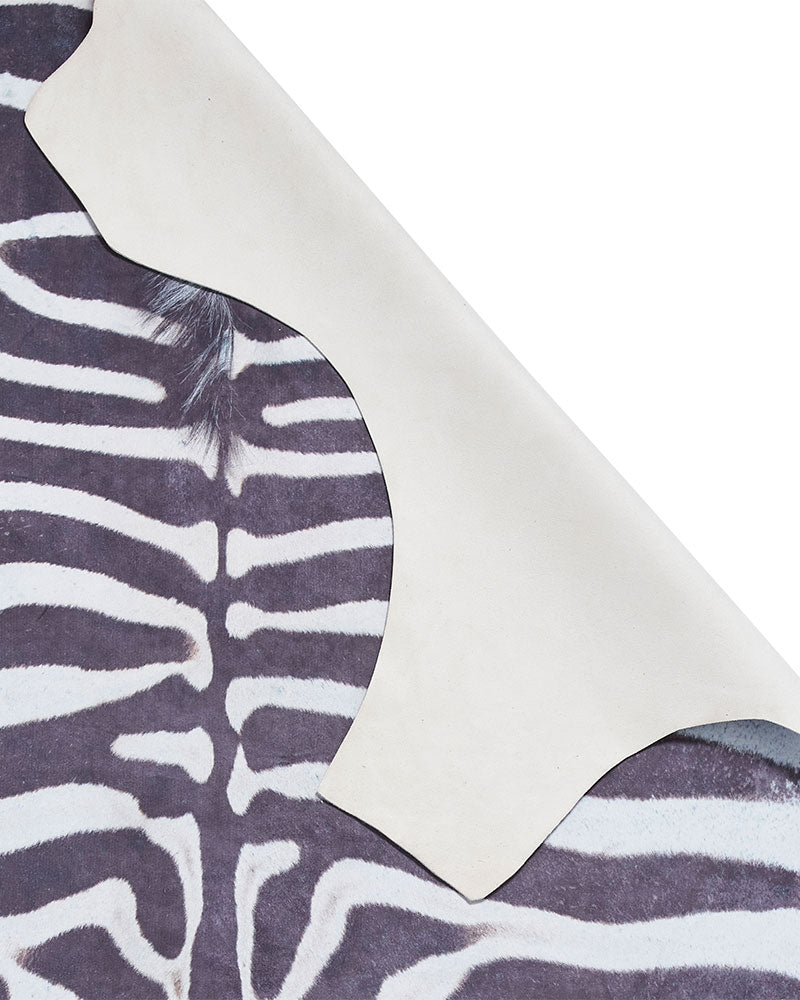 FAUX ANIMAL PRINT ZEBRA