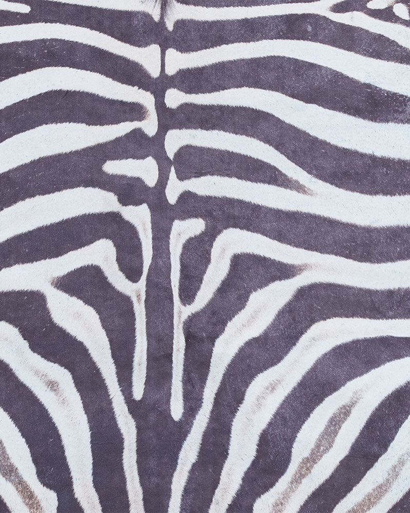 FAUX ANIMAL PRINT ZEBRA