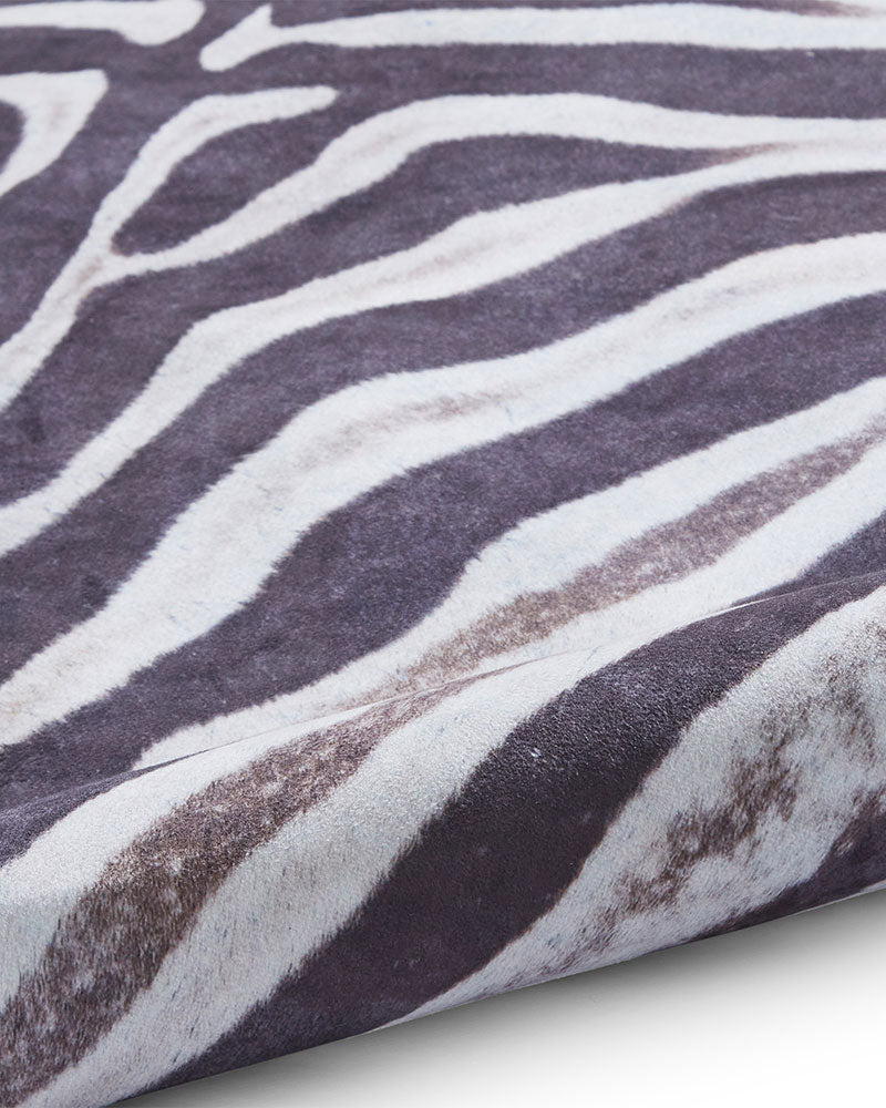 FAUX ANIMAL PRINT ZEBRA