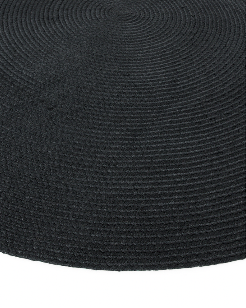 NICO INDOOR OUTDOOR CIRCLE CHARCOAL 200CM