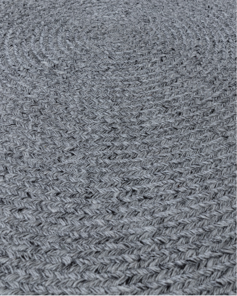 NICO INDOOR OUTDOOR BRAIDED CIRCLE GREY 200CM