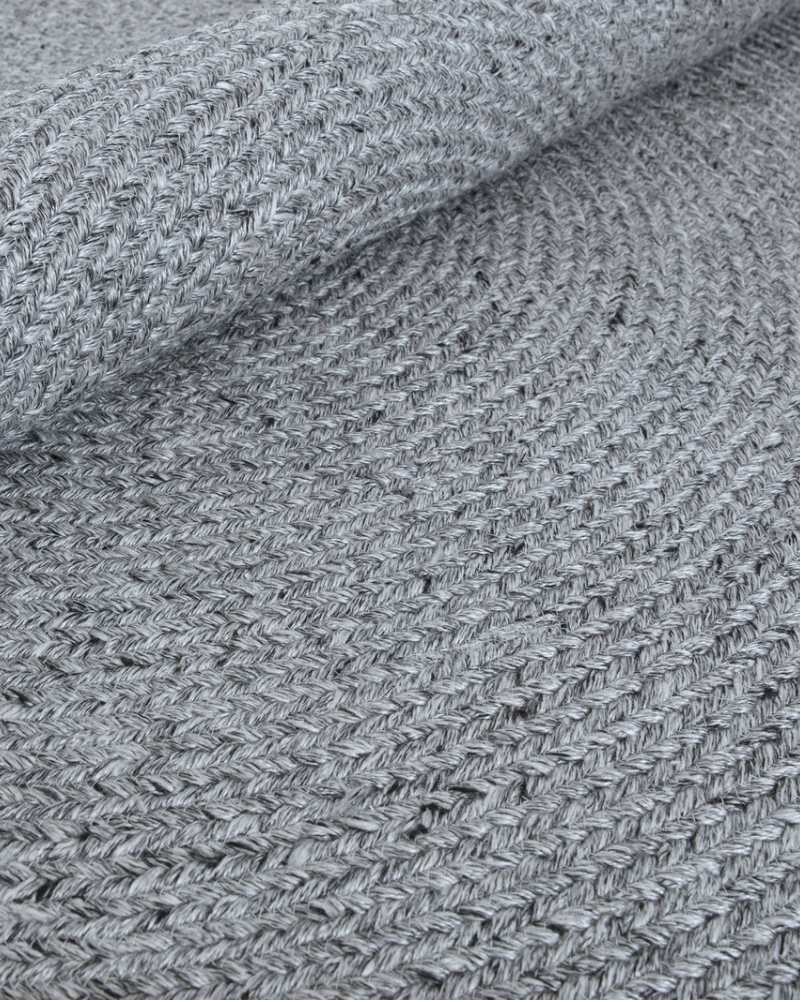 NICO INDOOR OUTDOOR BRAIDED CIRCLE GREY 200CM
