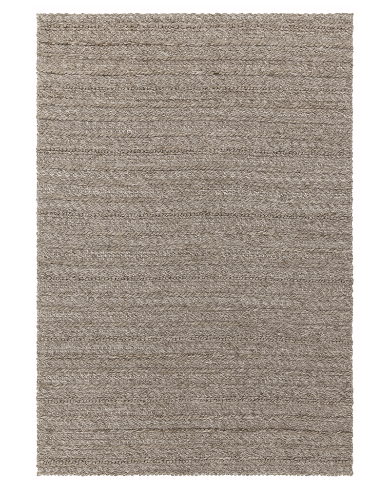 GRAYSON TEXTURED CHUNKY WEAVE TAUPE RUG