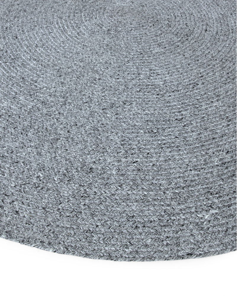 NICO INDOOR OUTDOOR BRAIDED CIRCLE GREY 200CM