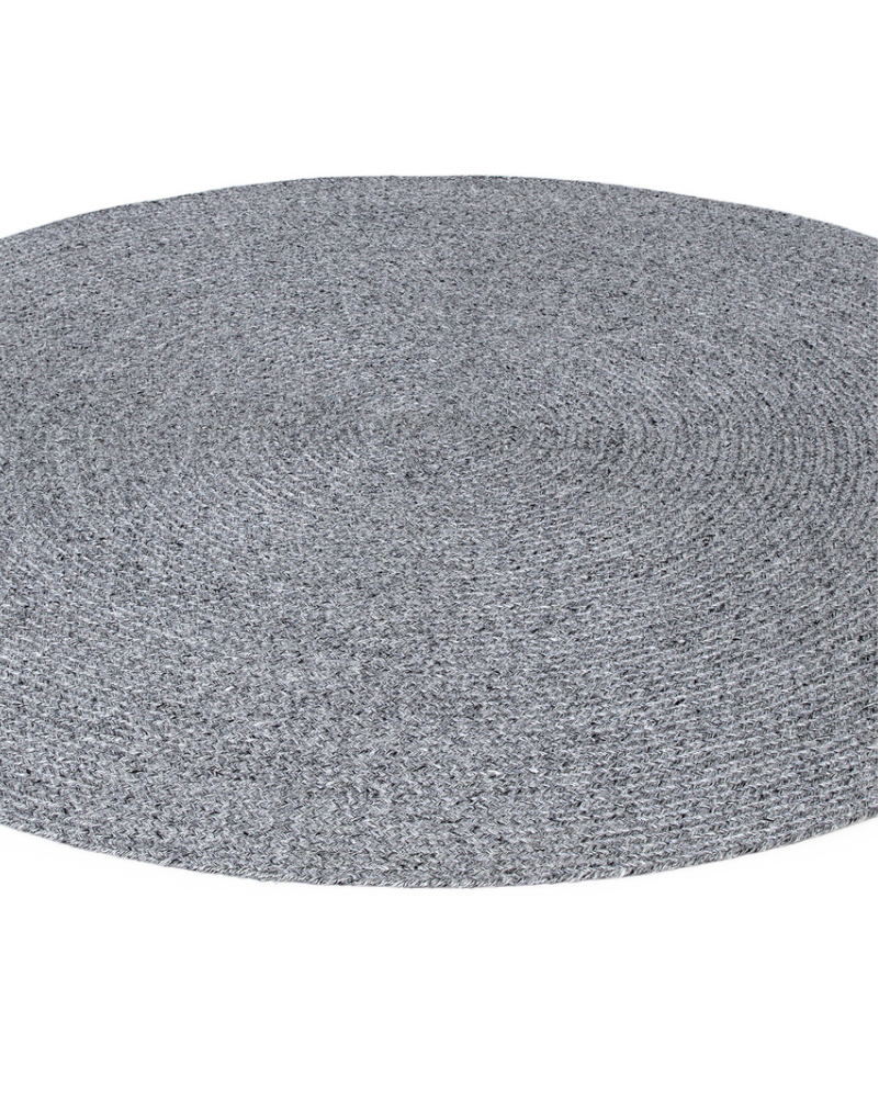 NICO INDOOR OUTDOOR BRAIDED CIRCLE GREY 200CM