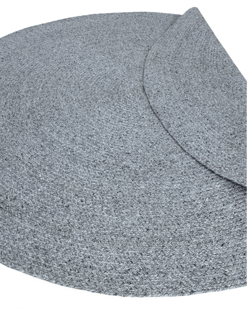 NICO INDOOR OUTDOOR BRAIDED CIRCLE GREY 200CM