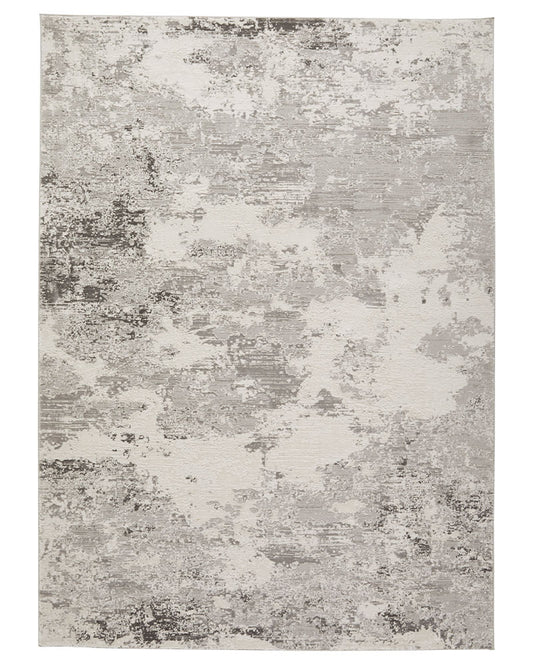 OLIVIA 105 GREY ABSTRACT RUG