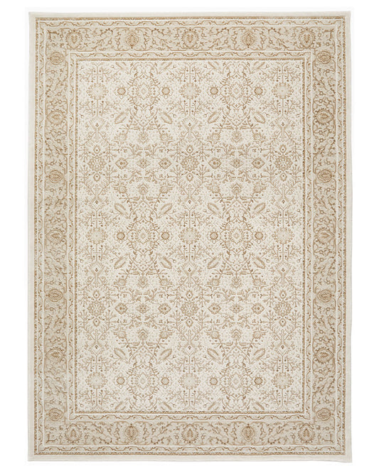 OLIVIA 104 KHAKI GREY TRADITIONAL RUG