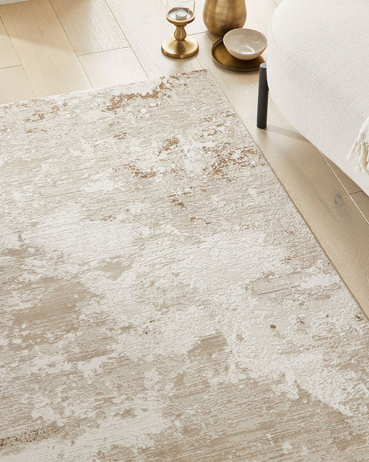 OLIVIA 106 BEIGE ABSTRACT RUG