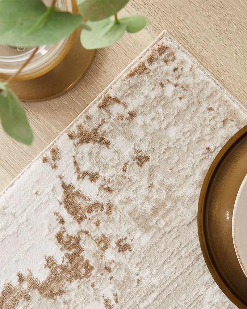 OLIVIA 106 BEIGE ABSTRACT RUG