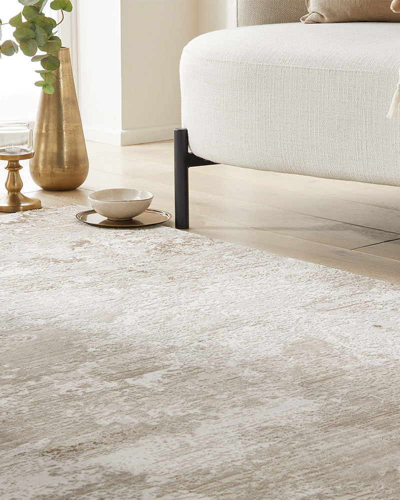 OLIVIA 106 BEIGE ABSTRACT RUG