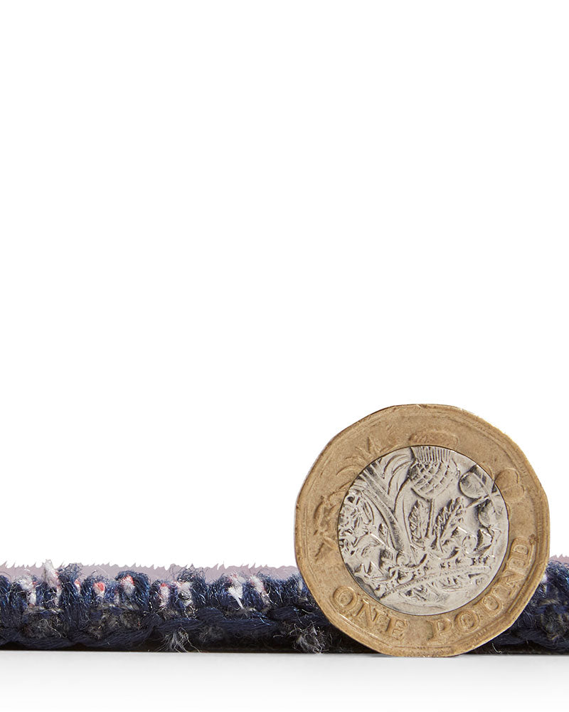 KASHMAR 2017 RED NAVY BLUE MACHINE WASHABLE RUG