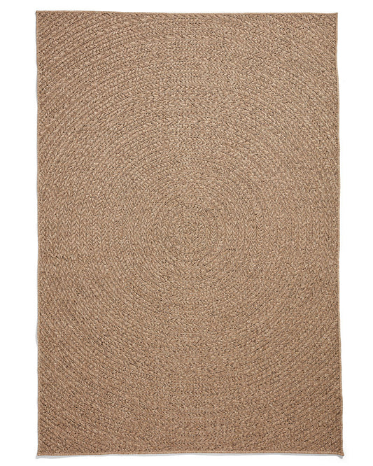 NOMAD 5004 INDOOR OUTDOOR FLATWEAVE FAUX JUTE RUG