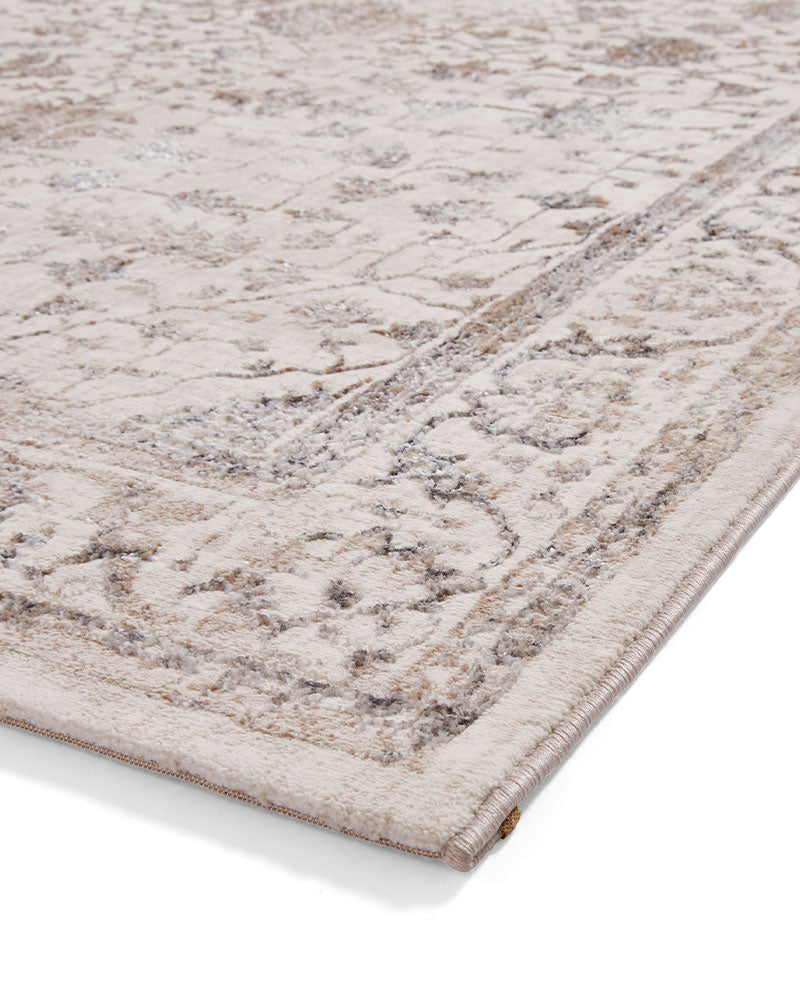 CREATION METALLIC 50112 BEIGE SILVER TRADITIONAL VINTAGE STYLE