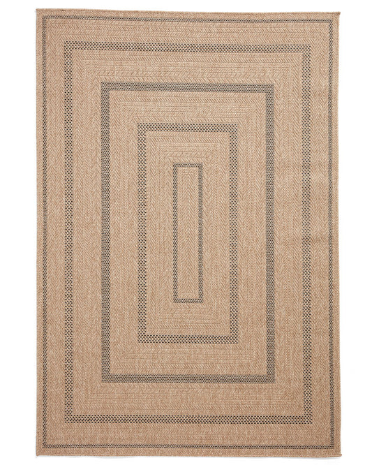 NOMAD 5021 INDOOR OUTDOOR FLATWEAVE FAUX JUTE RUG