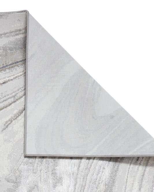 TIDAL TL841 SILVER  METALLIC ABSTRACT RUG