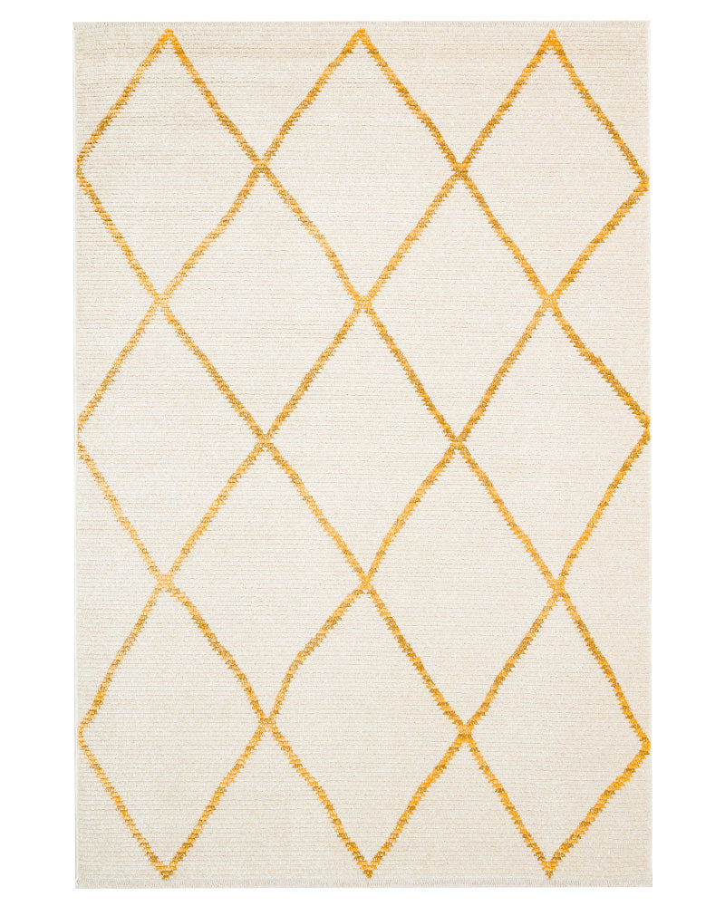 ALPAKA ALPK01 IVORY YELLOW CONCEPT LOOMS BOHO 160X220CM RUG