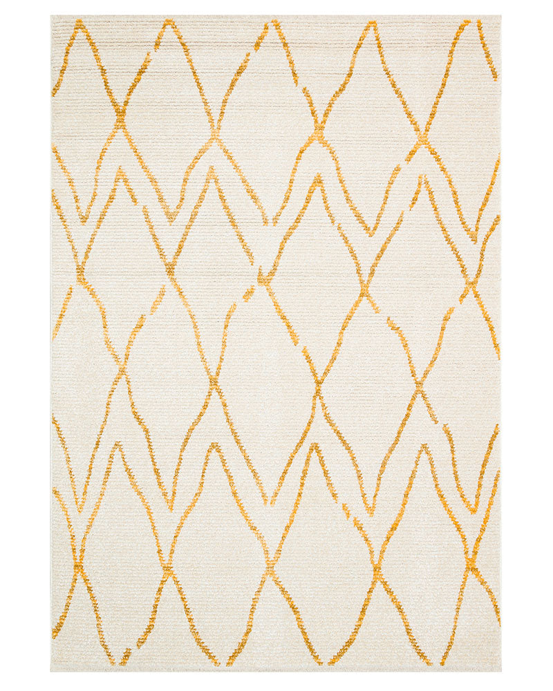 ALPAKA ALPK02 IVORY YELLOW CONCEPT LOOMS BOHO 160X220CM RUG