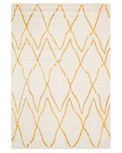 ALPAKA ALPK02 IVORY YELLOW CONCEPT LOOMS BOHO 160X220CM RUG