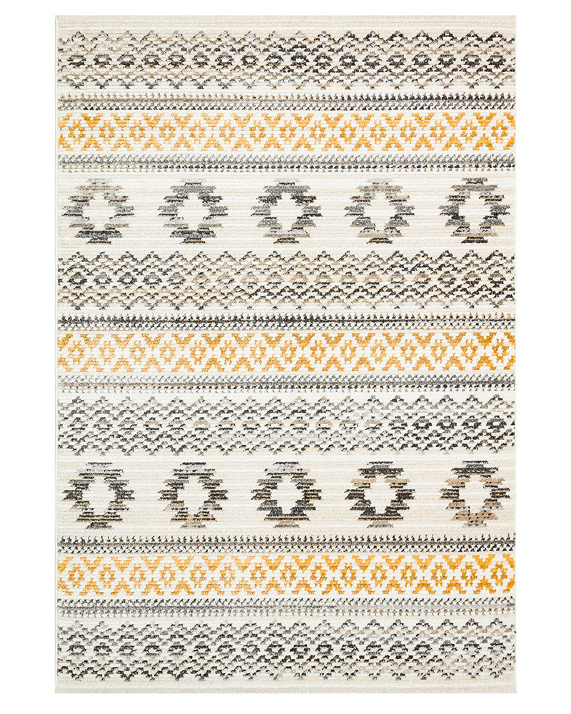 ALPAKA ALPK03 IVORY YELLOW CONCEPT LOOMS BOHO 160X220 RUG