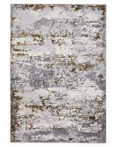 ARTEMIS B9289A GOLD SILVER ABSTRACT RUG