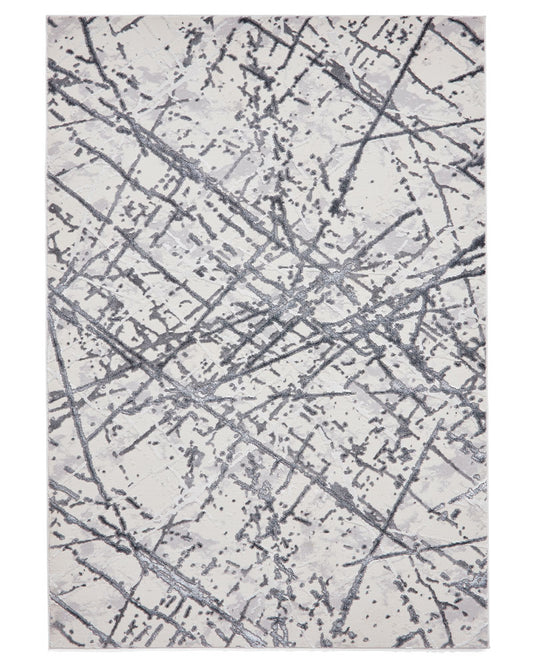 ARTEMIS B8403 GREY SILVER METALLIC RUG