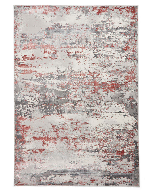 ARTEMIS B9289A PINK METALLIC ABSTRACT RUG