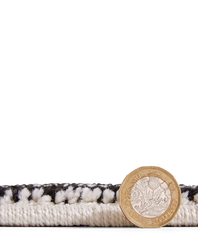 CATHERINE LANSFIELD BLOCKS BLACK & WHITE MONO RUG