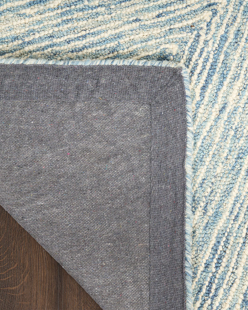 DKNY DKP03 PURE ANGLES ANG01 BLUE RUG