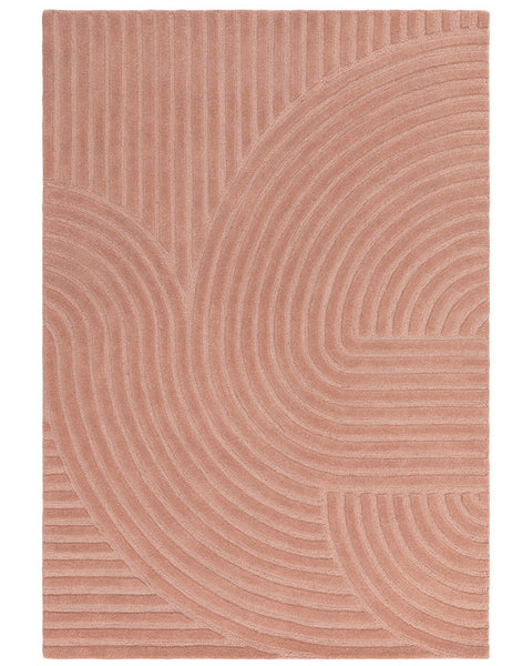 HAGUE BLUSH PINK HAND TUFTED 100% WOOL RUG