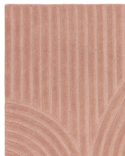 HAGUE BLUSH PINK HAND TUFTED 100% WOOL RUG