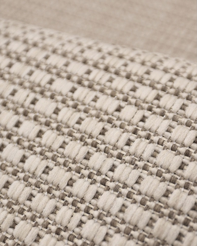 NEUTRAL BORDER INDOOR / OUTDOOR FLATWEAVE RUG