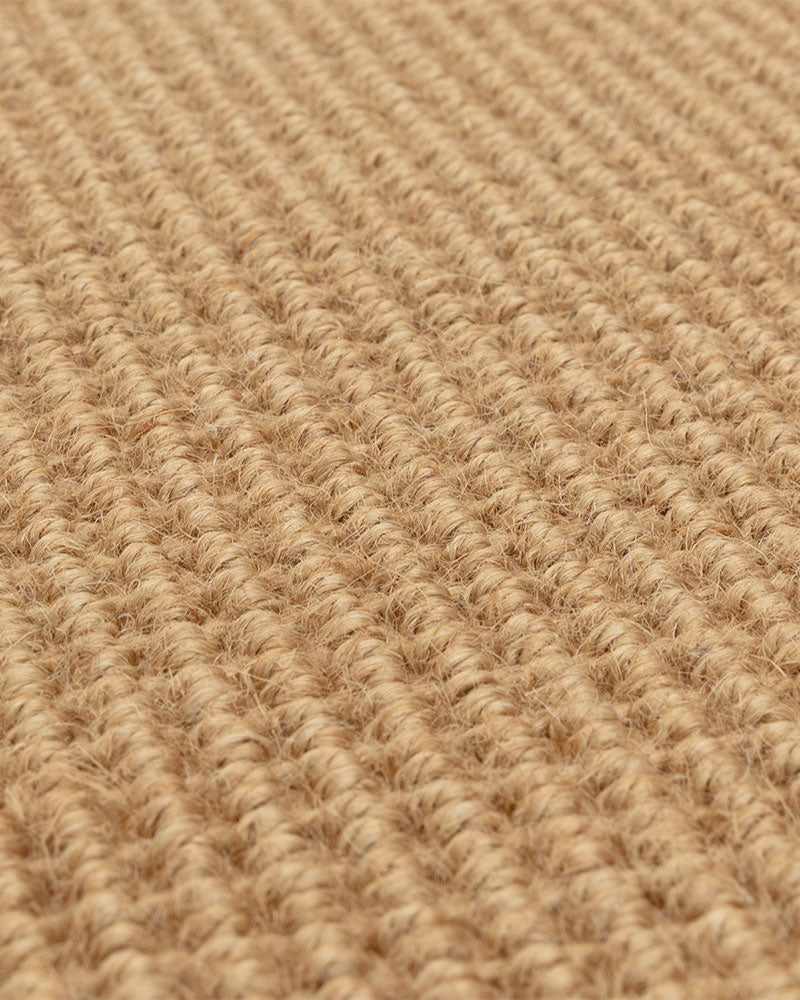 BORDO SISAL BOUCLE WITH CREAM / LINEN BORDER RUG