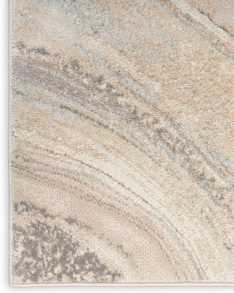 BRUSHSTROKES BSK03 CREAM GREY RUG
