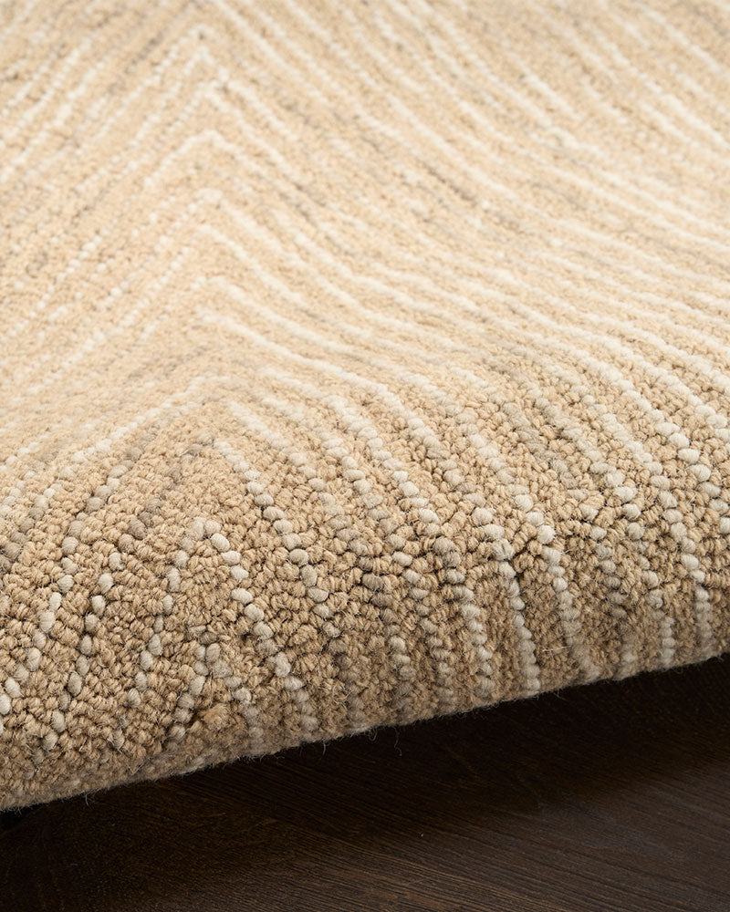 DKNY DKP03 PURE ANGLES ANG01 CAMEL RUG