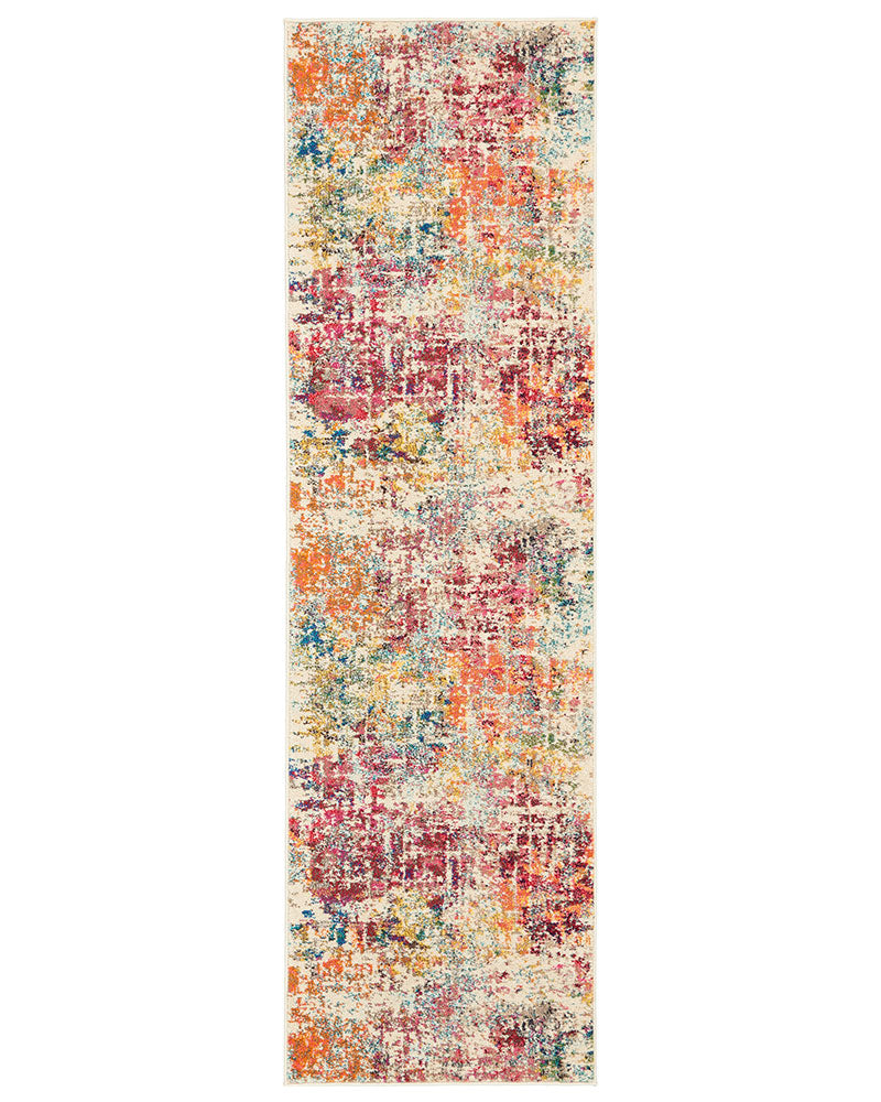 CELESTIAL CES13 PINK MULTI ABSTRACT