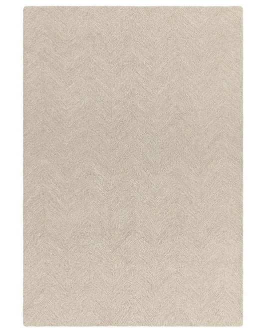 THEODORE CHEVRO SAND TEXTURED WOOL LOOP RUG