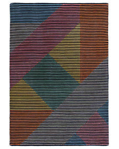 DASH DA02 DARK MULTI WOOL RUG