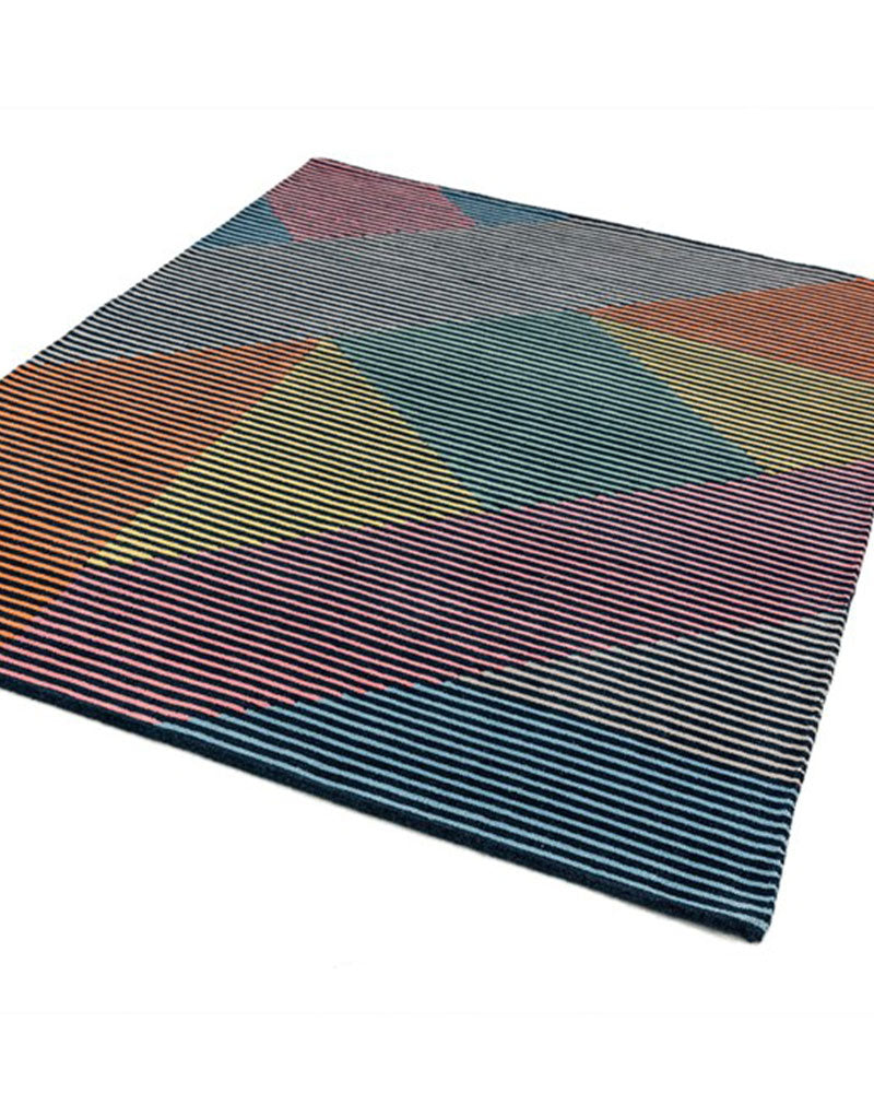 DASH DA02 DARK MULTI WOOL RUG