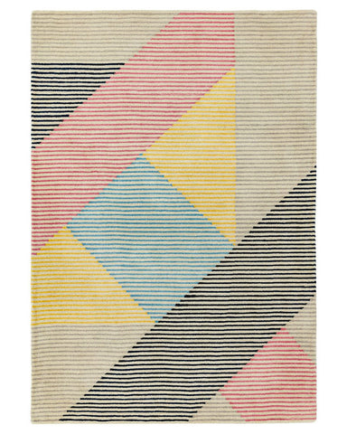 DASH DA04 BRIGHT MULTI WOOL RUG