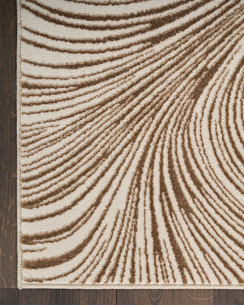 DKNY CENTRAL PARK WEST DK001 CEP02 BGEBN BEIGE BROWN RUG