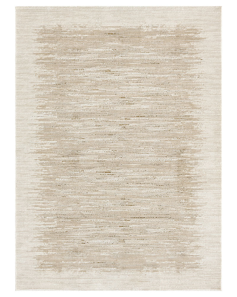 DKNY GRAND STREET DK002 GRN04 IVORY TAUPE BORDER RUG