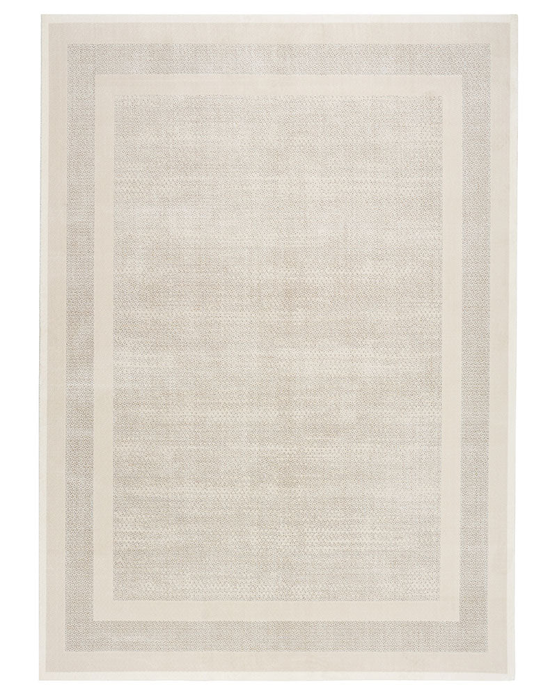 DKNY GRAND STREET DK002 GRN05 IVORY TAUPE BORDER RUG