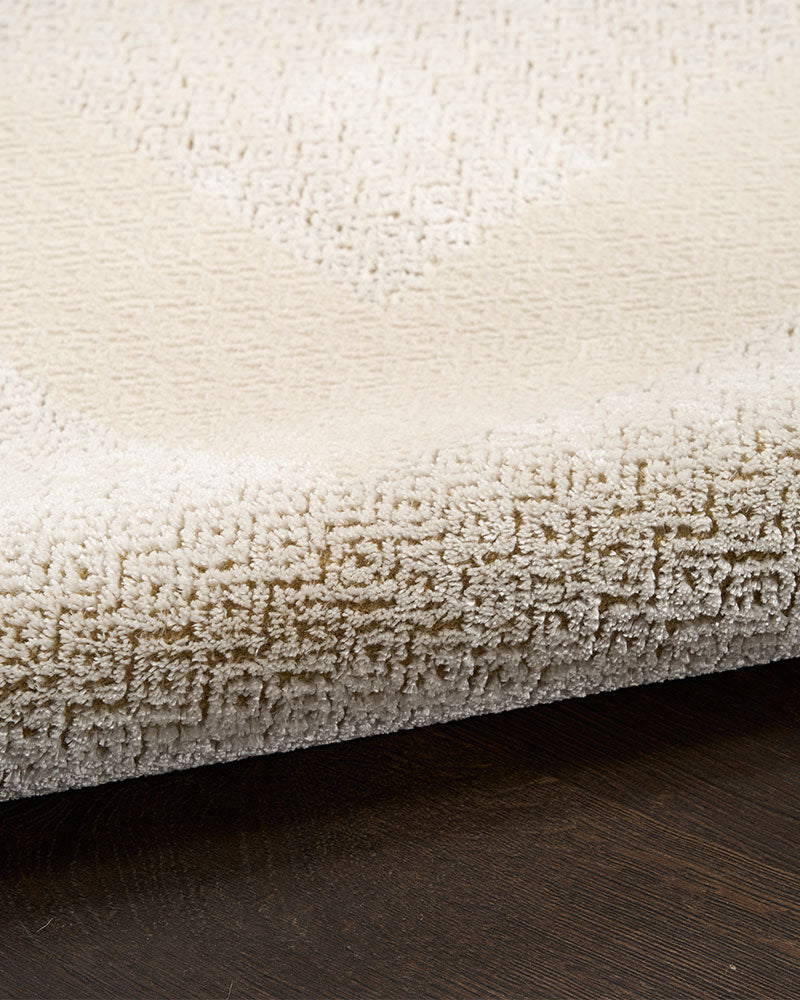 DKNY GRAND STREET DK002 GRN05 IVORY TAUPE BORDER RUG