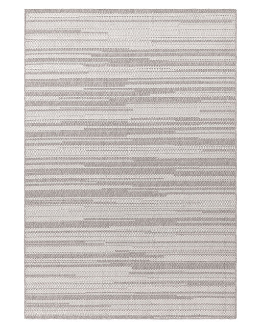 CAMBER STRIPE GREY MODERN LINEAR FLATWEAVE RUG