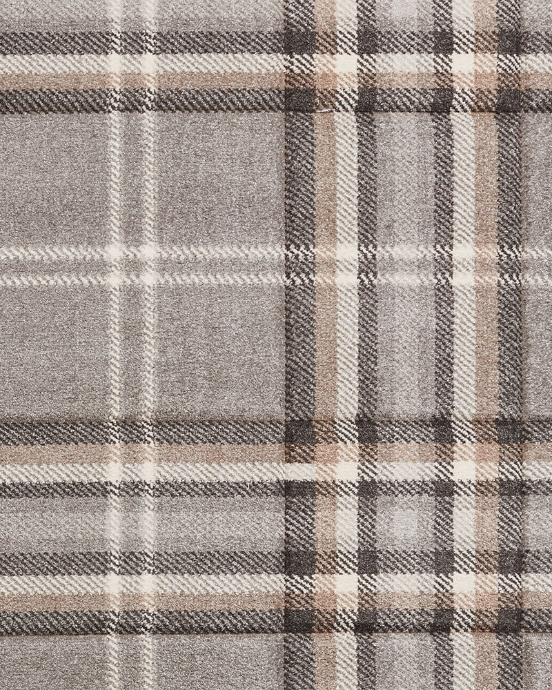 CATHERINE LANSFIELD KELSO GREY CHECK TARTAN RUG